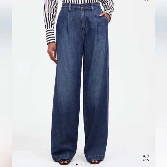 Madewell The Harlow Wide-Leg Jean: Airy Denim Edition sz 24 NWT - Picture 5 of 11